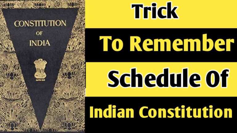 Tears Of Old PM Trick to Remember Schedule of Indian Constitution