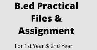 B.Ed practical files | B.Ed 2nd year practical files